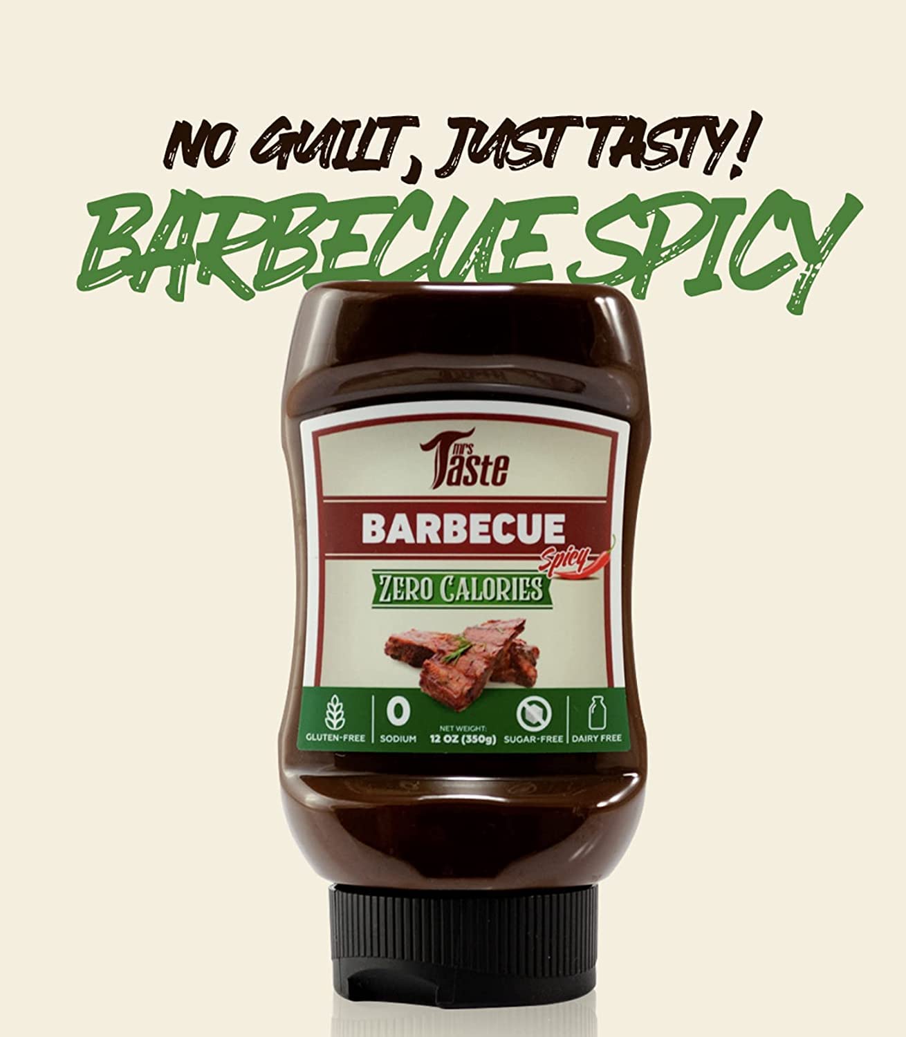 Mrs Taste Multi-Pack Sugar Free Bbq, Zero Calories, Zero Sodium, Zero Sugar, High Fiber, Keto Friendly, Paleo Friendly, Condimen