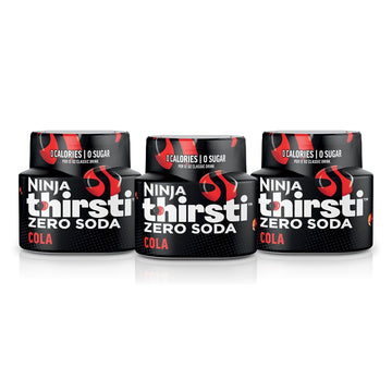 Ninja Thirsti Flavored Water Drops, ZERO SODA Cola, Classic Soda Flavors, Sparkling or Still, Zero Calories, Zero Sugar, Makes 1
