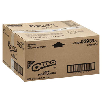 Oreo Pieces Small Crunch Cookie Crumbs 25 Lbs Box