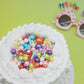 Rainbow Sprinkles For Cake Decorating, 4.6Oz Rianbow Rod And Pearl Sprinkles Mix For Baking, Cupcake, Cookie, Ice Cream, Donuts