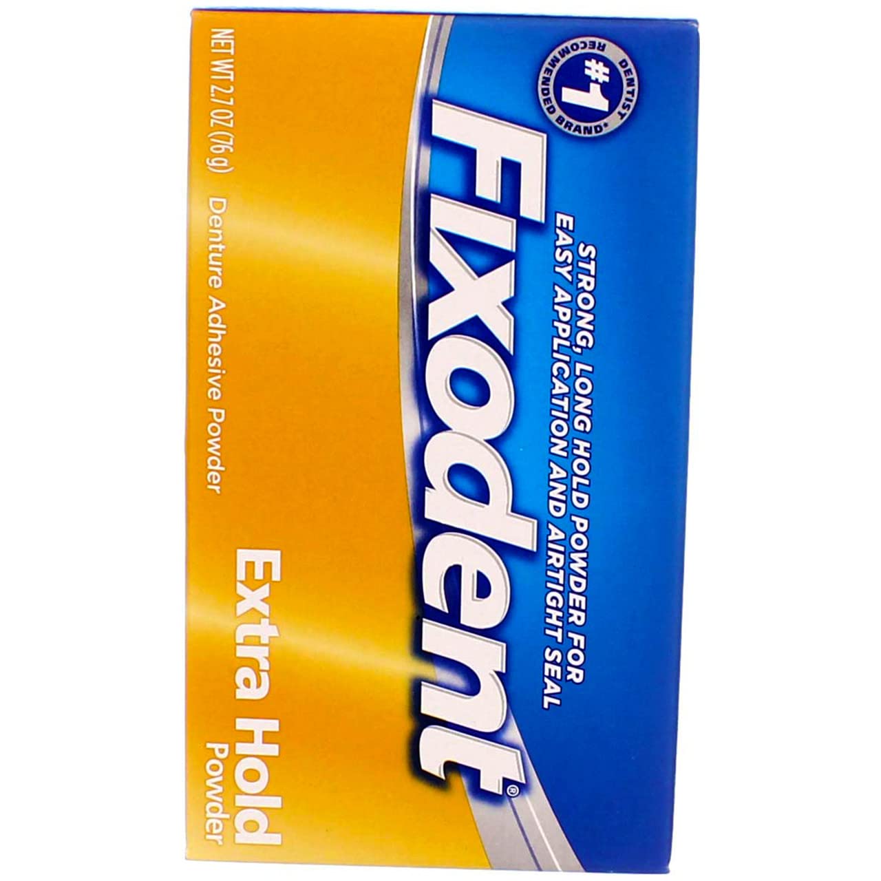 Fixodent Denture Adhesive Powder Extra Hold 2.70 Oz (Pack Of 6)
