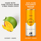 100 Coconuts Mango Pure Coconut-100% Pure Coconut Water - Low Calorie All-Natural Drink with Electrolytes - Naturally Sweet  no preservatives- Non-GMO  11 fl oz  Pack of 12 (Pure Coconut Water)