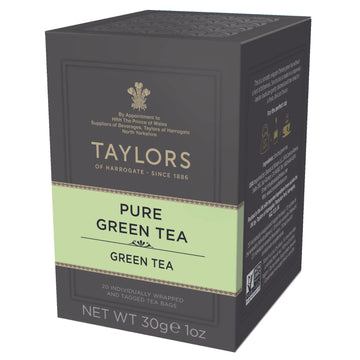 Taylors Of Harrogate Pure Green Tea, 20 Count (Pack Of 1)