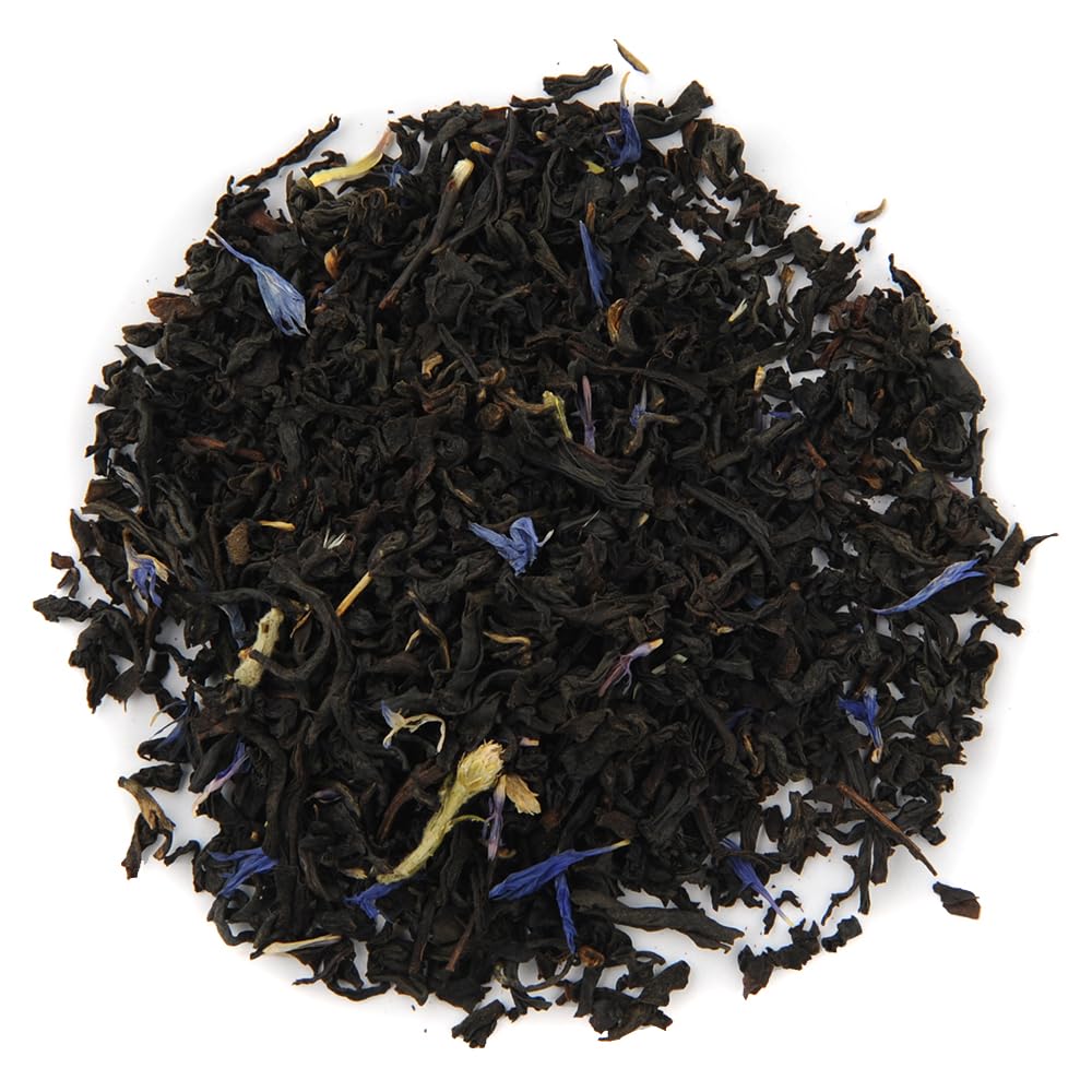 Organic Positively Tea Company, Earl Grey Crme Black Tea, Loose Leaf, 16 Ounce