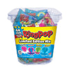 Sattie Ring Pop Hard Candy Pops, Variety Pack, 44 Count, 2.55 lbs, Blue