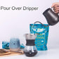 Raming Blue Moon Thai Tea Mix - Loose Leaf Assam & Butterfly Pea Flower Blend, All-Natural & Dye-Free, Makes Thai Iced Tea & Bob