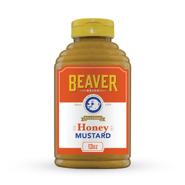 BEAVER Sweet Honey Mustard, 13 oz Squeeze Bottle, Model 227