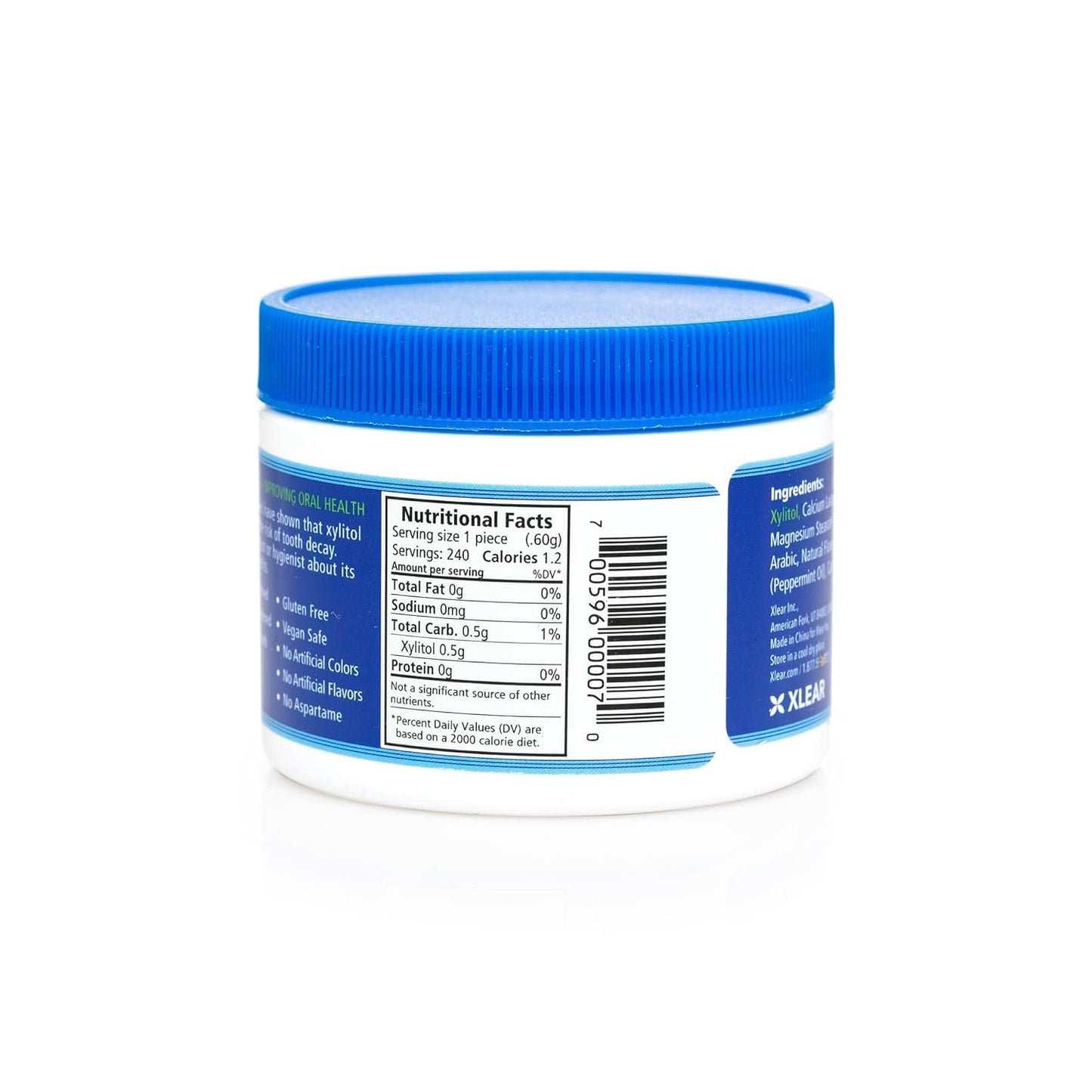 Spry Xylitol Peppermint Sugar Free Candy - Promote Oral Health, Increase Saliva Production, Stop Bad Breath, Non-GMO, Gluten-Fre