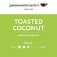 Paramount Roasters Toasted Coconut Ground Coffee, Medium Roast, 12 Ounce Package