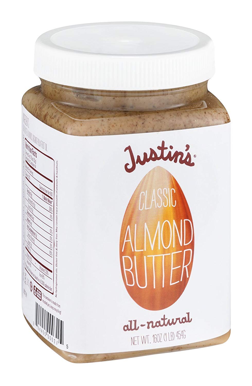 Justins Almond Butter classic 16 OZ (Pack of 12)12