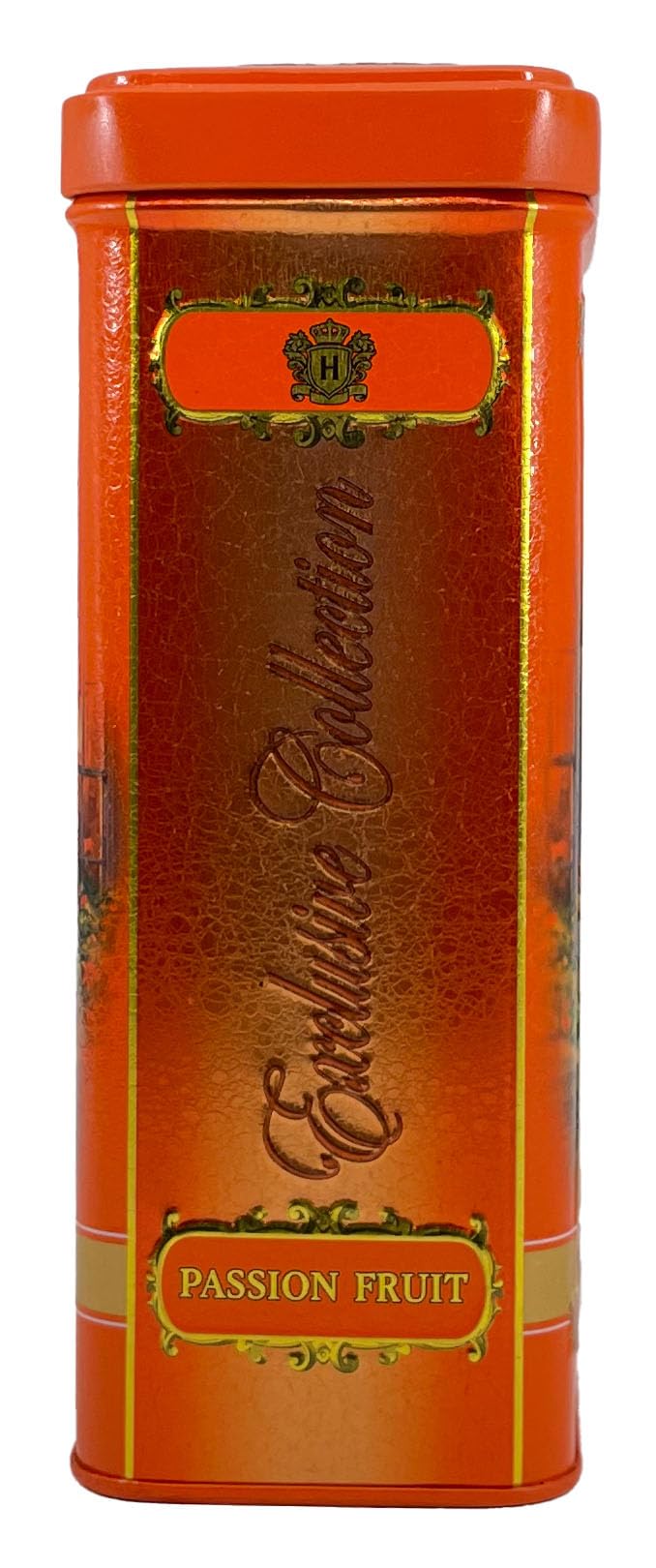 Hyleys English Aristocratic Passion Fruit Loose Leaf Black Tea In Gift Tin - 3.5 Oz (100G)