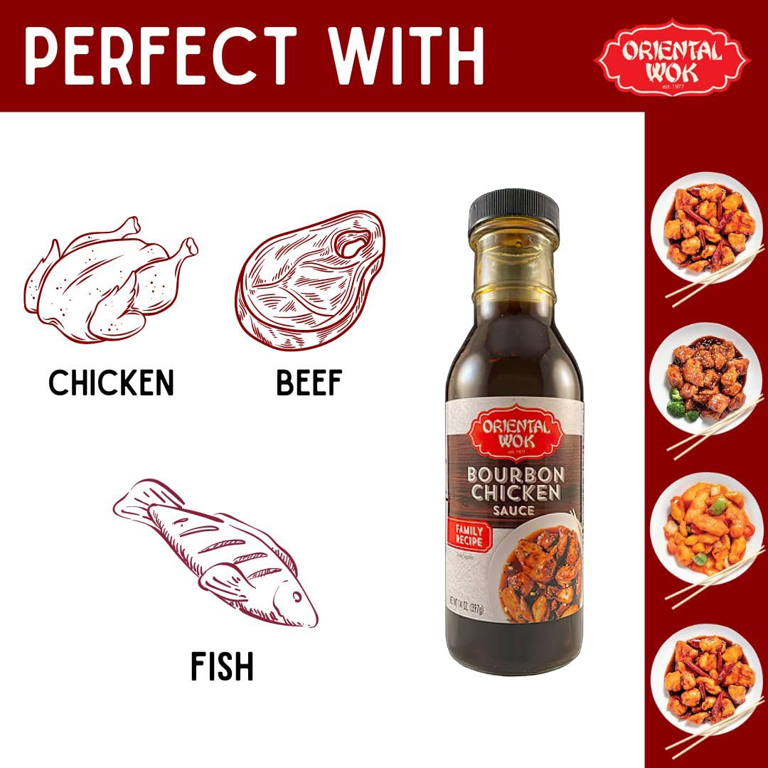 Mr. Wongs Oriental Wok spirit-inspired flavor Infused Chicken Sauce, Savory & Sweet, 14 oz (2 Pack)