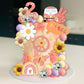 Ufromsky 57Pcs Groovy Cake Topper Boho Rainbow Cupcake Toppers Hippie Cake Decoration With Disco Balls And Daisy Flower Bus For