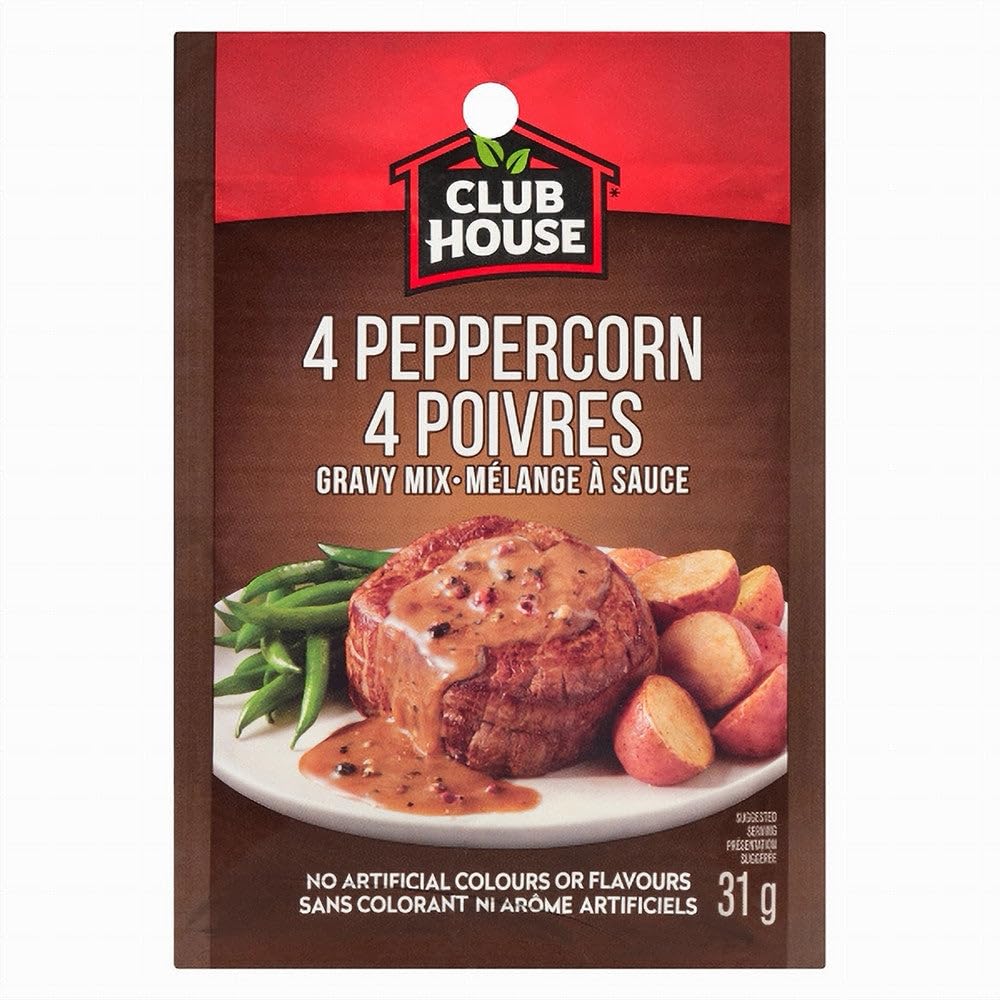 Club House 4-Peppercorn Gravy Mix 31g (5 Pack)