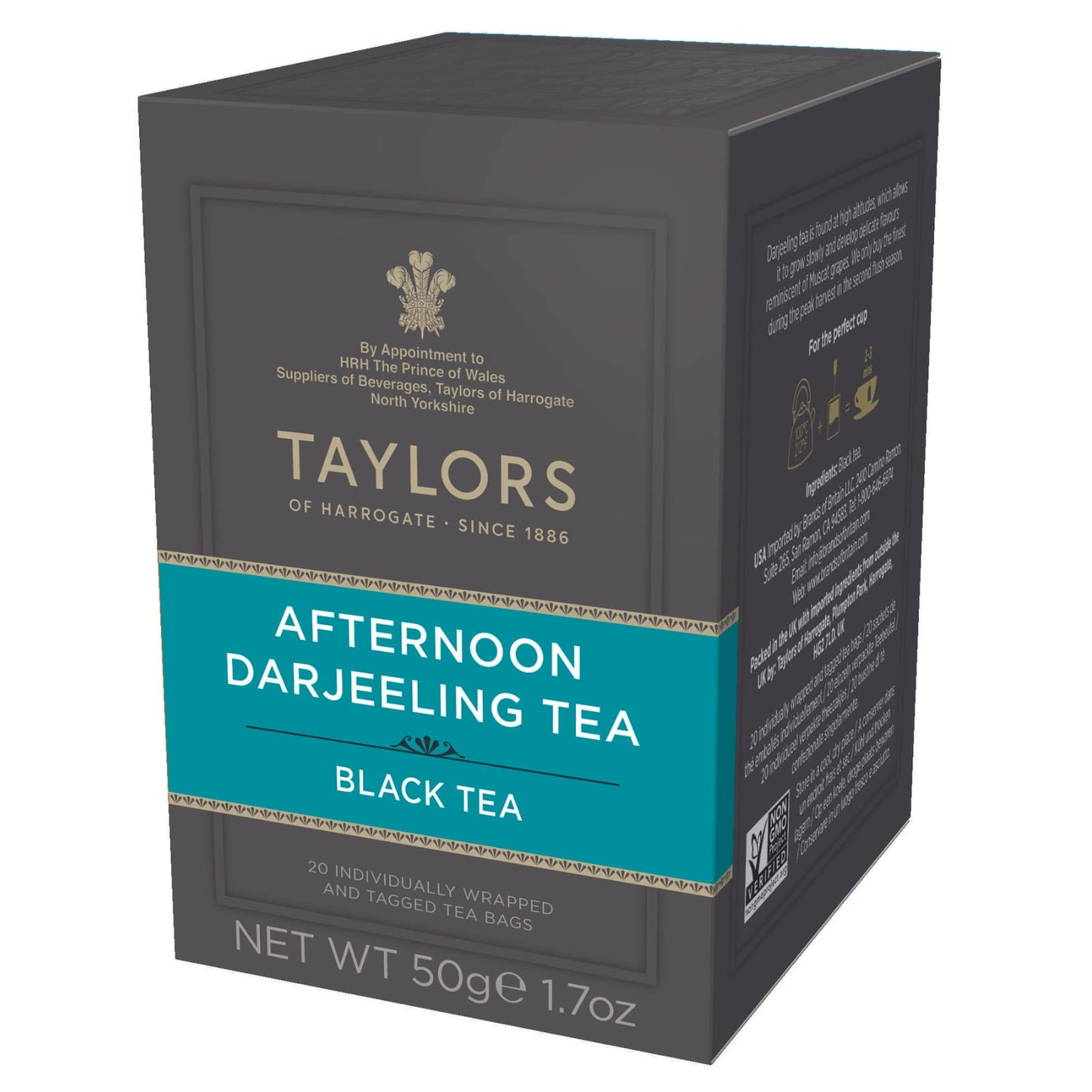 Taylors Of Harrogate Afternoon Darjeeling, 20 Count (Pack Of 6)