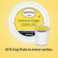 Twinings Lemon & Ginger Tea K-Cups - Naturally Caffeine-Free Herbal Tea, 12 Count, for Keurig