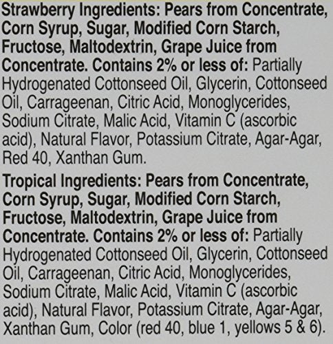 Betty Crocker Fruit Gushers, Strawberry Splash And Tropical, 0.9 Ounce (Pack Of 42)