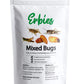 Erbies Edible Bug Mixed Trail Mix, 15g Bag, Seasoned and Crunchy Insects, Crickets, Grasshoppers, Silkworm Pupae, and Sago Worms