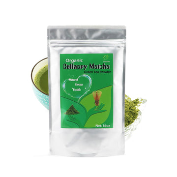 Efoofan Organic Matcha Green Tea Powder - Culinary Grade - 1 Lb(454G) - Japanese Sencha Flavor - Usda/Jas/Ec Certified - Suit Fo