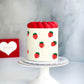 Keaziu 25 Pack Red Strawberry Cupcake Toppers Strawberry Theme Party Cupcake Picks For Birthday Wedding Party Baby Shower Summer