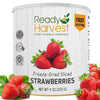 Ready Harvest Freeze Dried Strawberries | Emergency Snacks | #10 Can | 30 Year Shelf Life