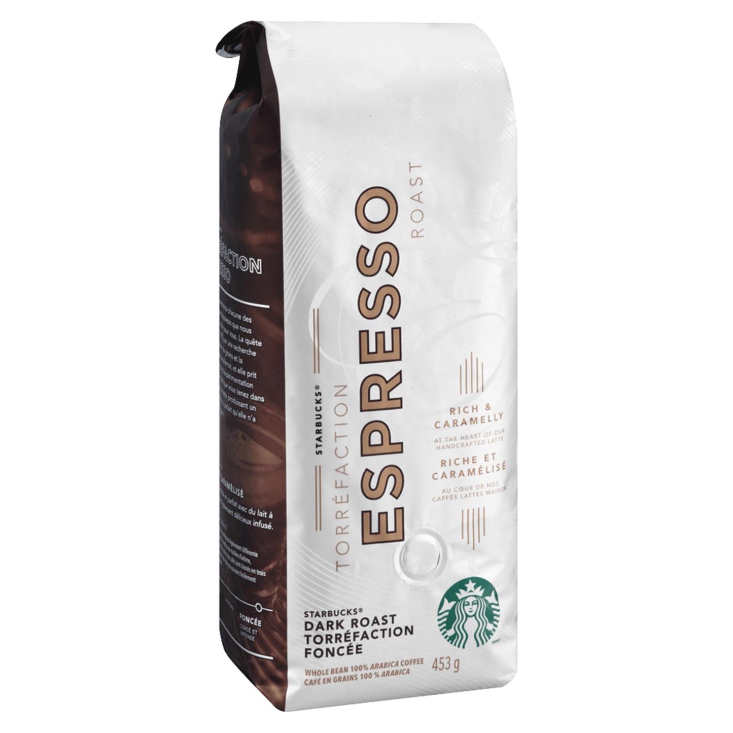 Starbucks Espresso Whole Bean Coffee, Dark Roast, 16 oz. (11017855)