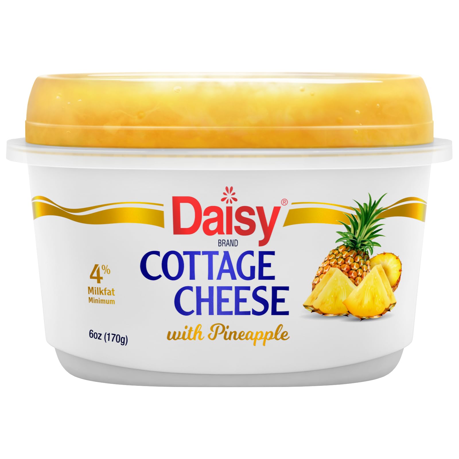 Daisy Brand Pineapple Single 4% Cottage Cheese, 6.0 Oz
