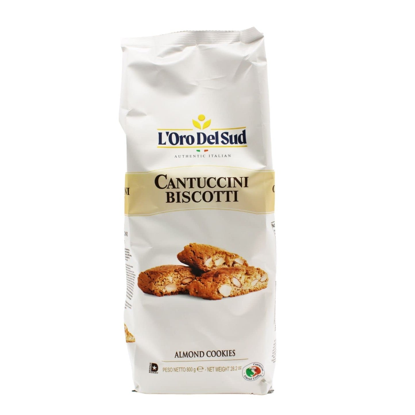 LOro Del Sud  Traditional Almond Biscotti  Cantuccini DAbruzzo  800 G  7 Oz 