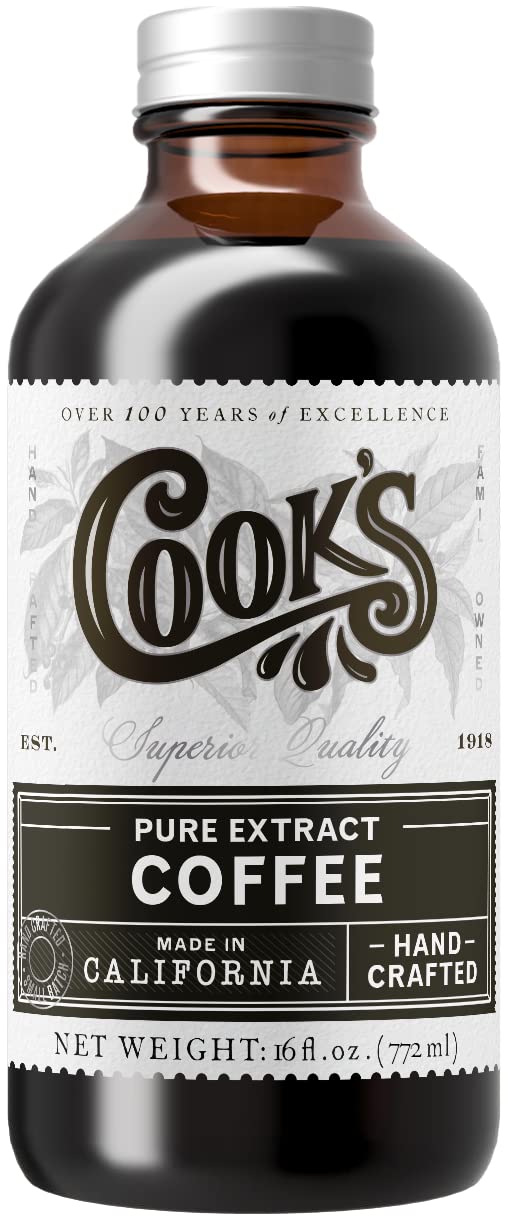 COOKS Coffee Flavor, 16 Fl Oz - Brewed Coffee Essence in a 16 oz Bottle