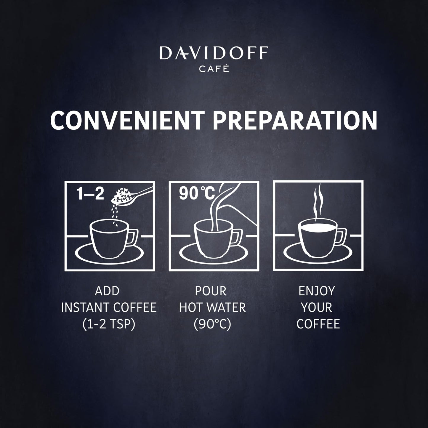 Davidoff Fine Aroma Instant Coffee - Elegant And Fragrant - Medium Body With A Acidic Tang - 100% Arabica Beans - 7/12 Intensity