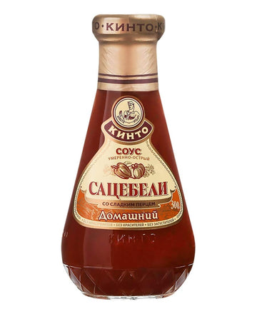 Satsebeli Sauce Homestyle Style with Sweet Pepper 300g/10.59oz Traditional Georgian Cuisine Tomato Sauce with Piquant Herbs for 