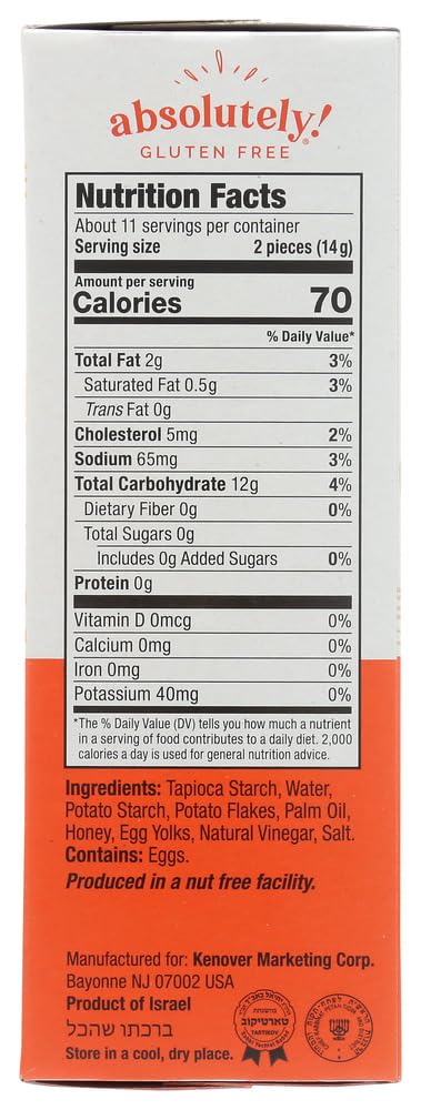 Absolutely Gluten Free Flatbread Original - 5.29 Oz