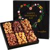 Holiday Mixed Nuts Mothers Day Gift Basket, in Elegant Box, Gift Set for Easter, Birthday Party, Sympathy, Healthy Gift Snack Bo