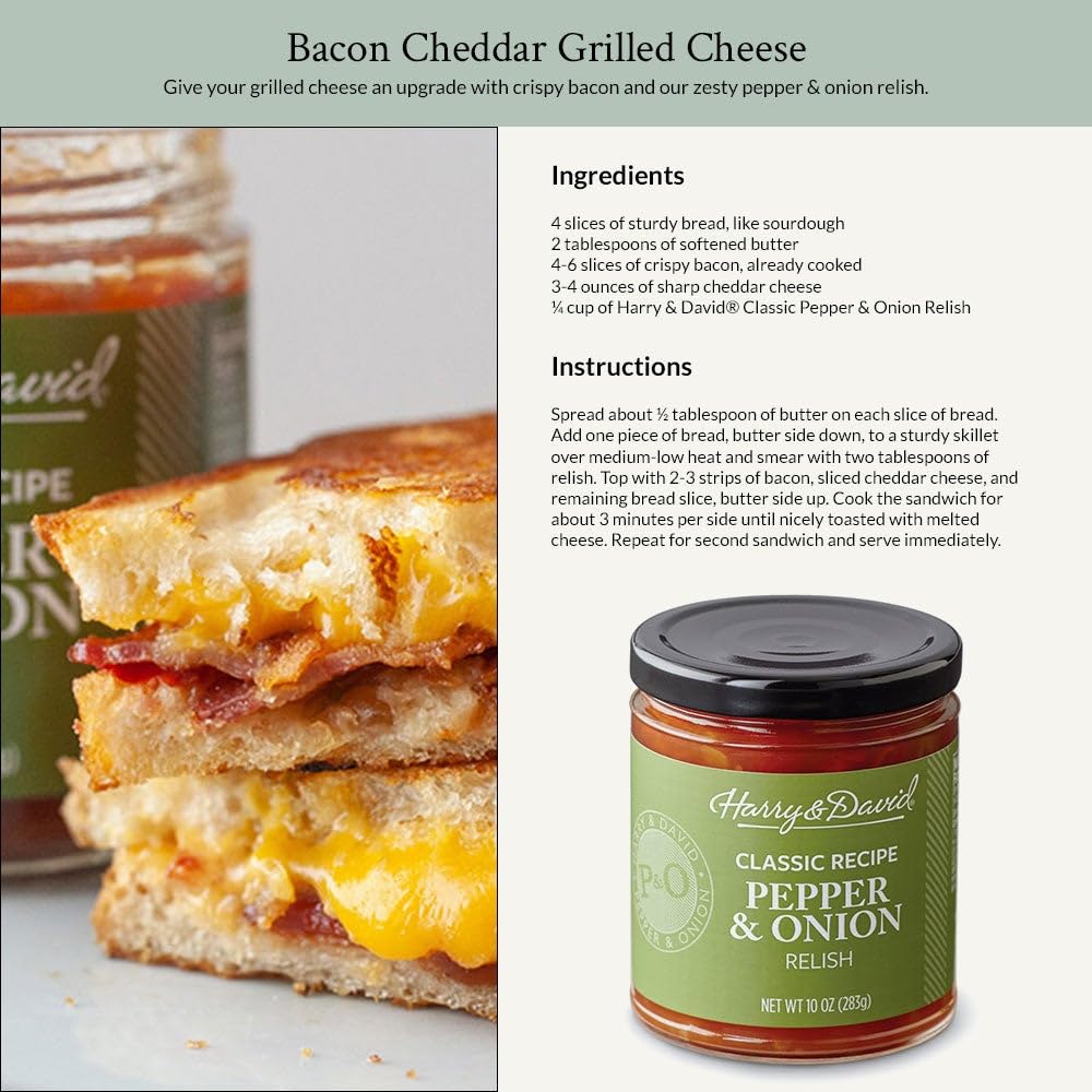 Harry & David Organic Classic Pepper & Onion Relish (10 Ounces)