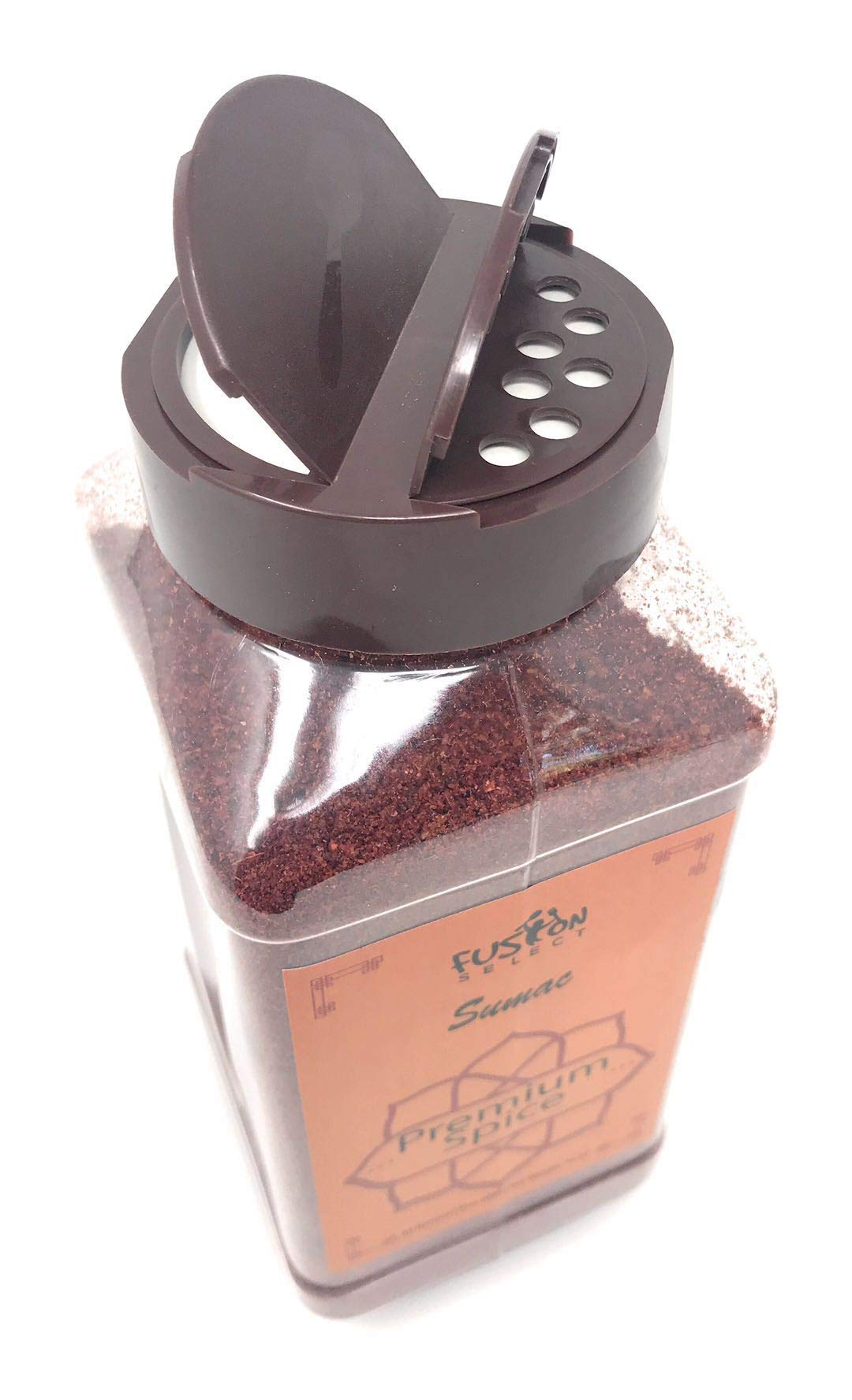 100% Pure Sumac, 100% Natural Sumac Powder | No Salt | Non-GMO | Middle Eastern Spices | | Double Lids Jar (14 Ounce)