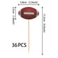 YCTHUNFISH 24 Pack American Football Cupcake Toppers for Rugby Theme Baby Shower Kids Birthday Party Decorations