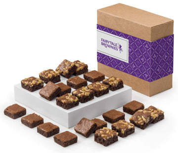 Fairytale Brownies Sugar-Free Magic Morsel 24 Individually Wrapped Gourmet Chocolate Food Gift Basket - 1.5 Inch X 1.5 Inch Bite