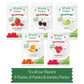 Simple Mixes Natural Gelatin Dessert, Variety Pack, Strawberry, Orange, & Lime, Healthy Snack, Dye-Free, No Gluten or Fat, Koshe