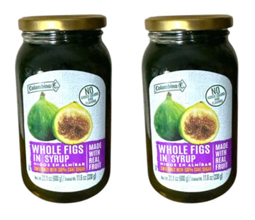 LA CONSTANCIA Colombina Dulce de Brevas 600 gr. - 2 Pack / Figs in Heavy Syrup, 21.2 oz. - 2 Pack