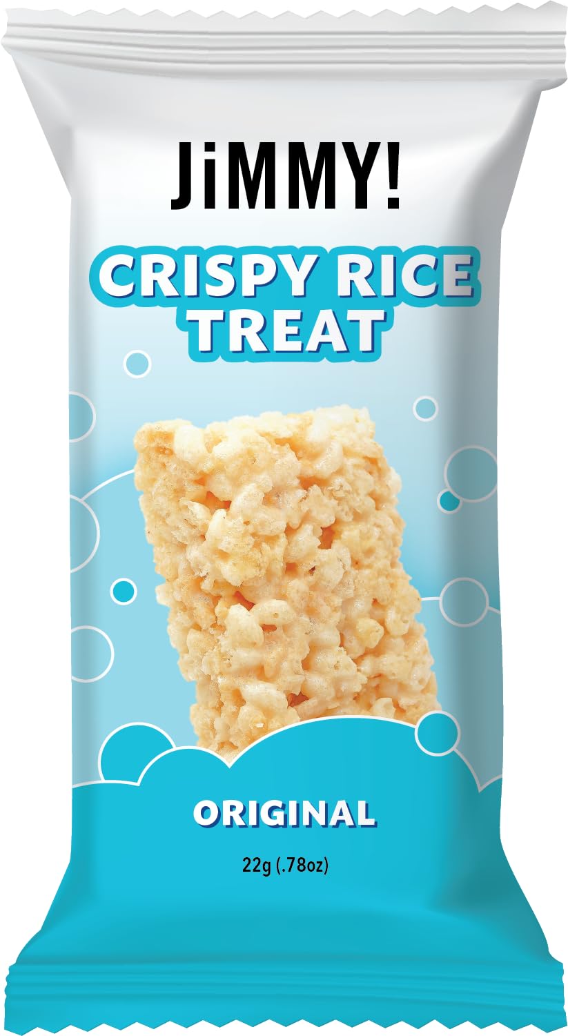 Jimmy Original Crispy Rice Treats - 40 Count - Better For You - Wholesome Snacking