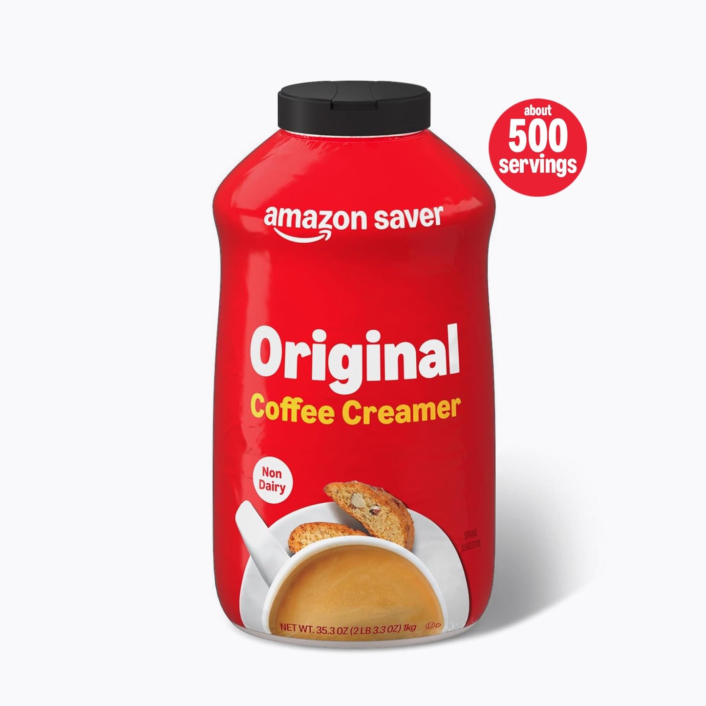 large online retailer Saver Non-Dairy Powder Coffee Creamer, 35.3 Oz, Original Flavor