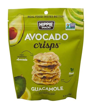 Hippie Snacks Avocado Crisps Guacamole 2.5Oz