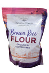 Organic Brown Rice Flour - Brown Rice Flour for Baking, Pancakes, Thickening Sauce & More - Nutrient-Rich Gluten Free - Easy to 