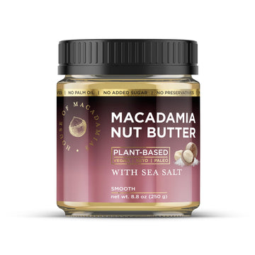House of Macadamias Macadamia Nut Butter, No Added Sugar, Plant-Based, 8.8oz