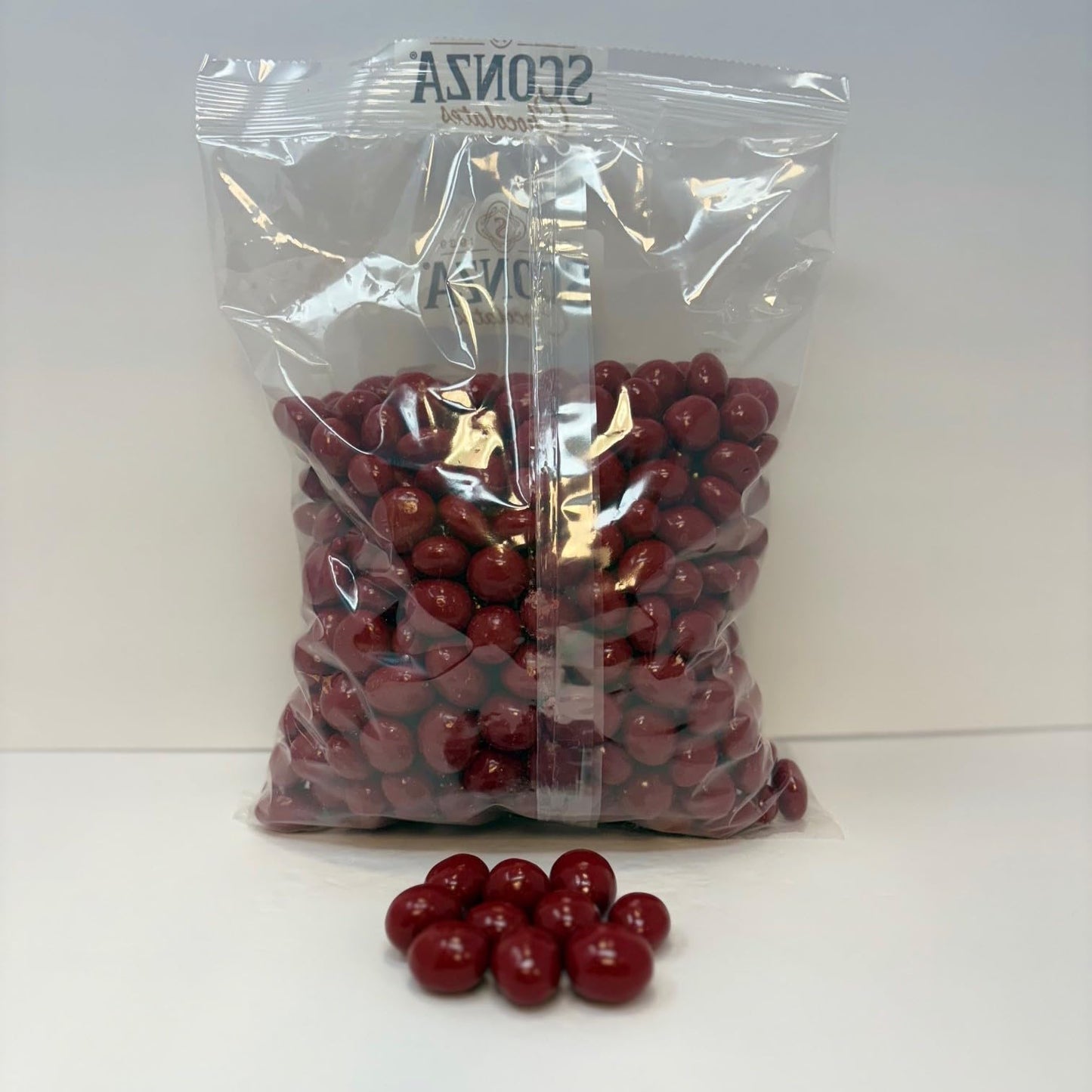 Beulah'S Red Chocolate Covered Dried Cherries, 5 Pound Package, 400 Pieces Of Candy