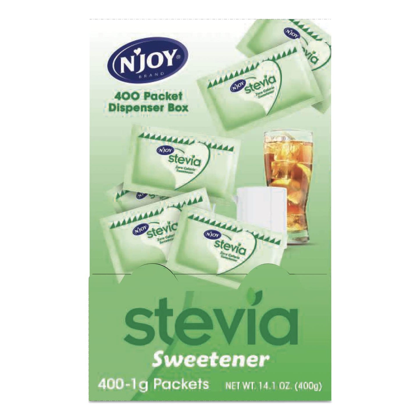 NJoy 1625535 NJoy Stevia Artificial Sweeteners 400/Box (83221)