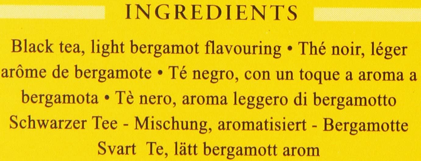 Ahmad Tea English Tea No. 1 Black Tea, 20 Count, Model 616F