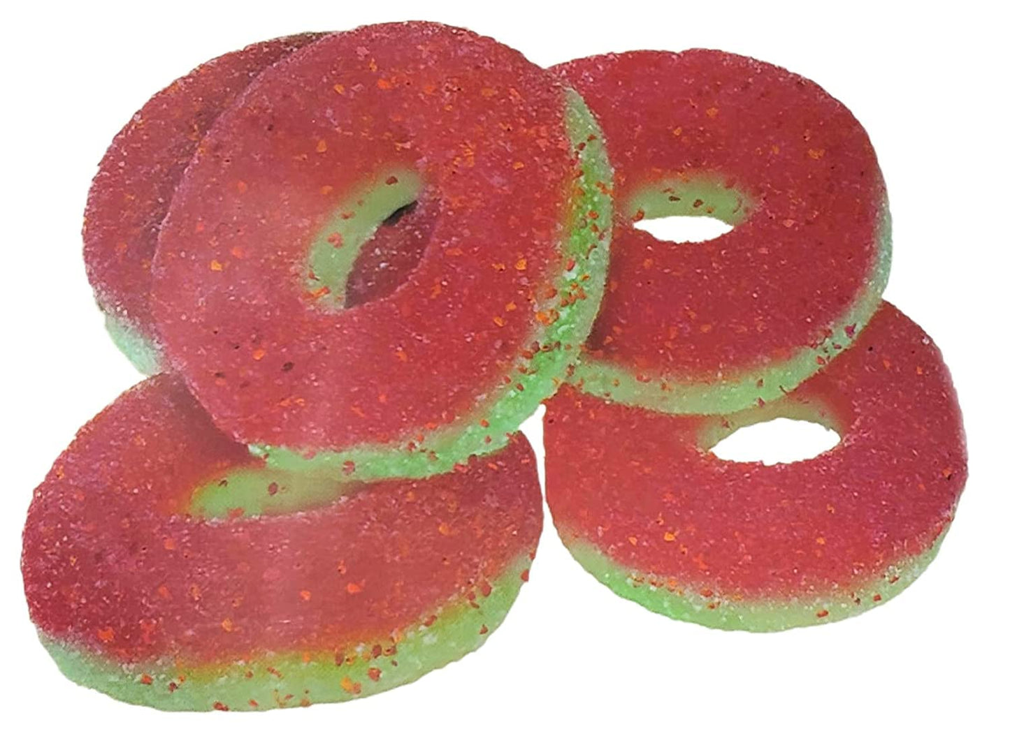 Snak Club Tajin Watermelon Rings Chili & Lime Seasoned Gummy Candy Snack, Jumbo Pack 24Oz (680G), Mild / Clasico, Vegan & Gluten