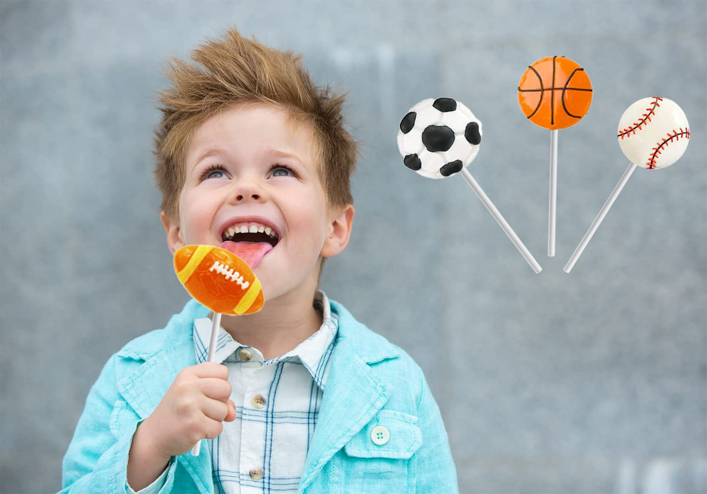 Fruidles Super Sports Ball Candy - 24-Pack Variety of Basketball, Football, Soccer, Baseball, Individually Wrapped