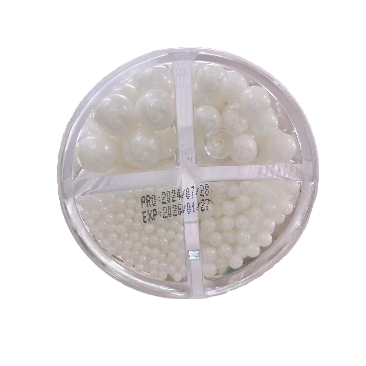 Sentovac White Pearl Sprinkles For Cake Decorating 4 Sizes Mix Fancy Sprinkles Cake Topper Cupcake Cookie Baking Decorations Hal